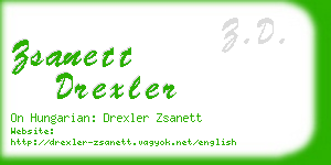zsanett drexler business card